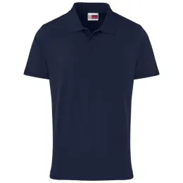 Mens Prima Stretch Golf Shirt Navy Front